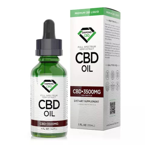 Full Spectrum CBD Oil - 3500mg - Diamond CBD Best Price