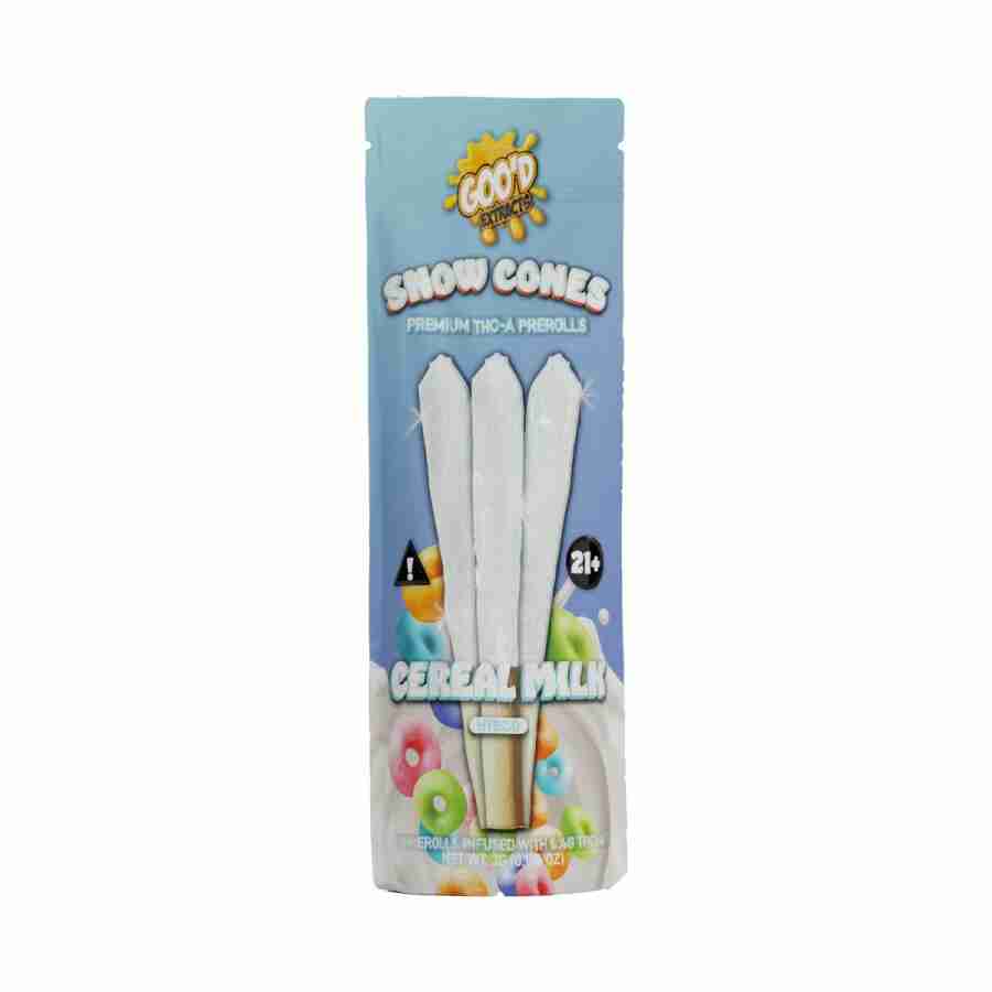 Goo’d Extracts Snow Cones THCA Diamonds Preroll Cereal Milk Best Price