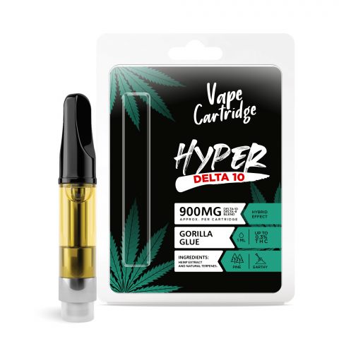Gorilla Glue Cartridge - Delta 10 THC Hyper 900mg (1ml) Best Price