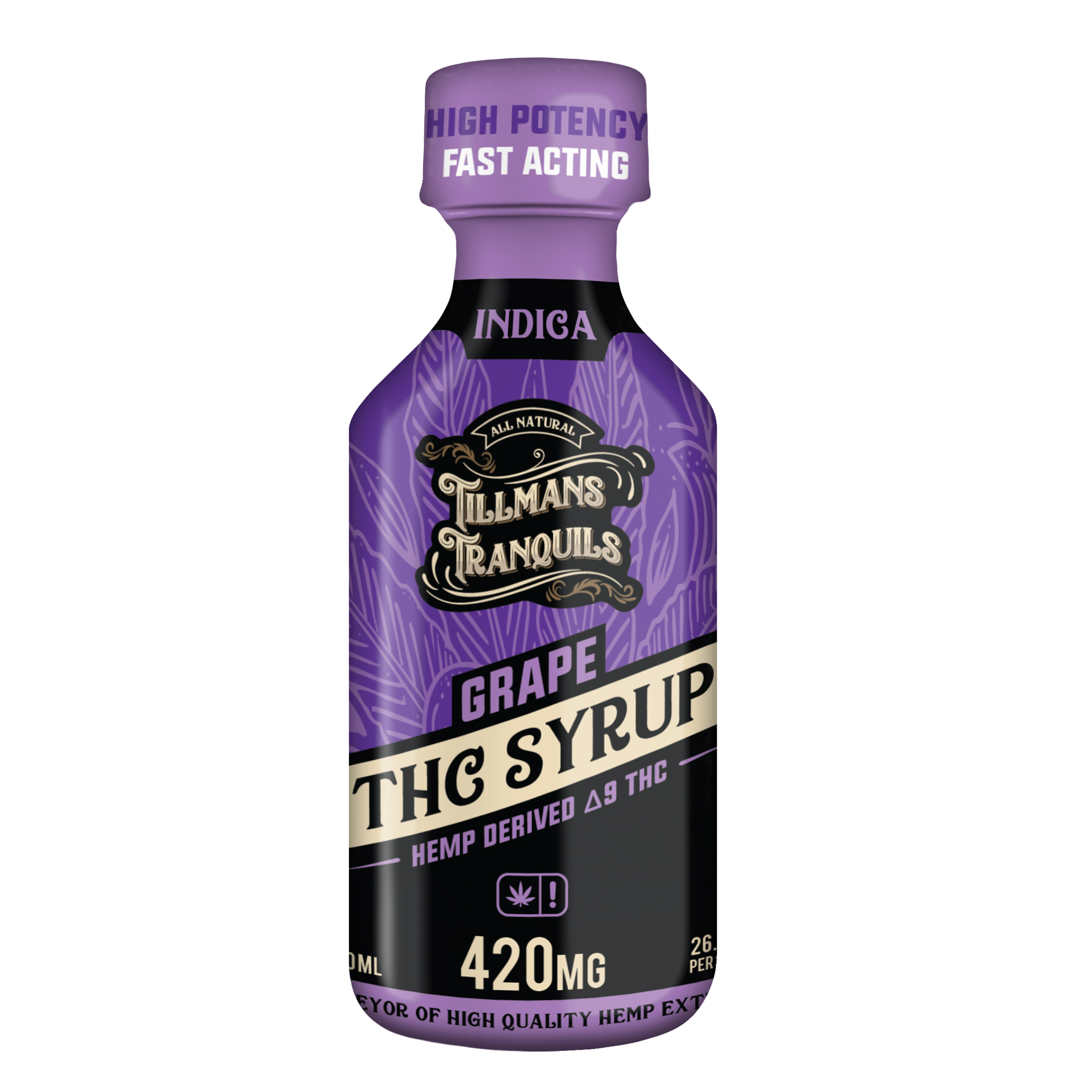 Tillmans Tranquils Grape Delta 9 THC Syrup â€?420mg Best Price