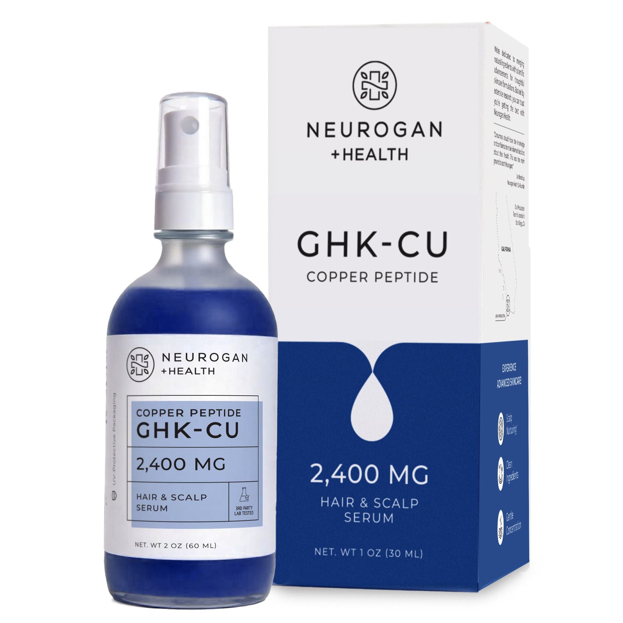 Neurogan Health GHK-Cu Copper Peptide Hair & Scalp Serum
