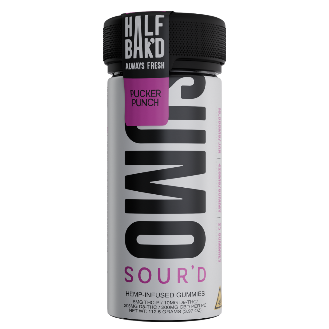 Half Bak’d SOUR’D Sumo Gummies 10000MG