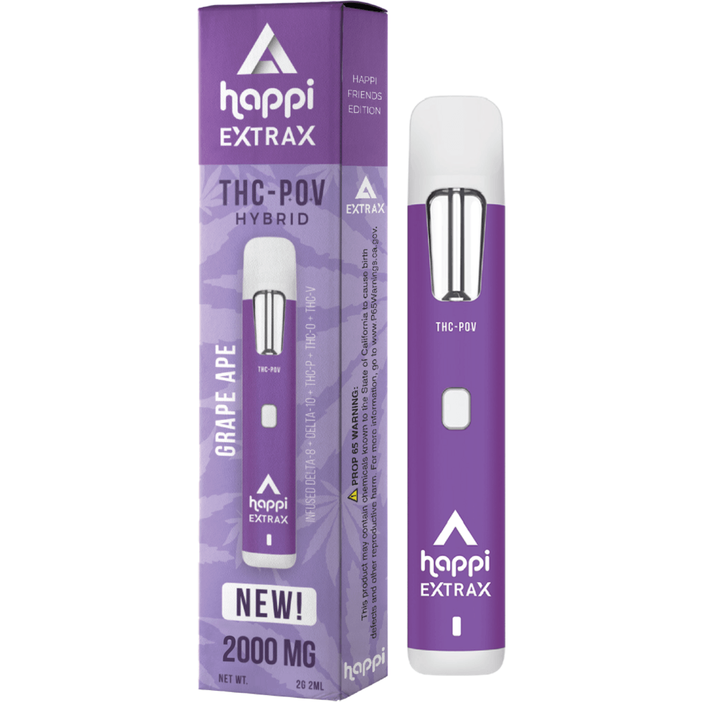 Happi + Extrax THC-POV - Grape Ape Vape Pen