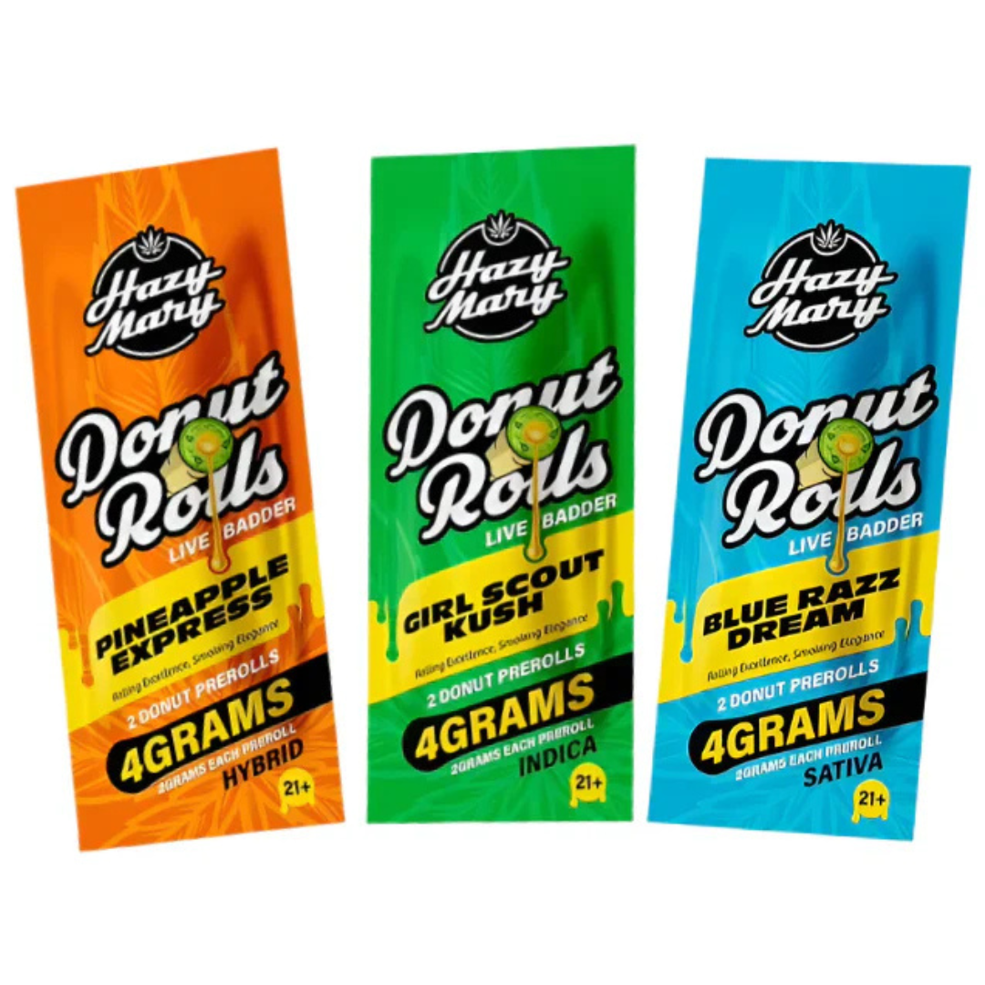 Hazy Mary THC-A Donut Rolls 4G | 2ct