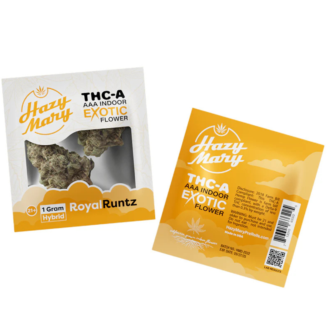 Hazy Mary Exotic Indoor THC-A Flower 1G