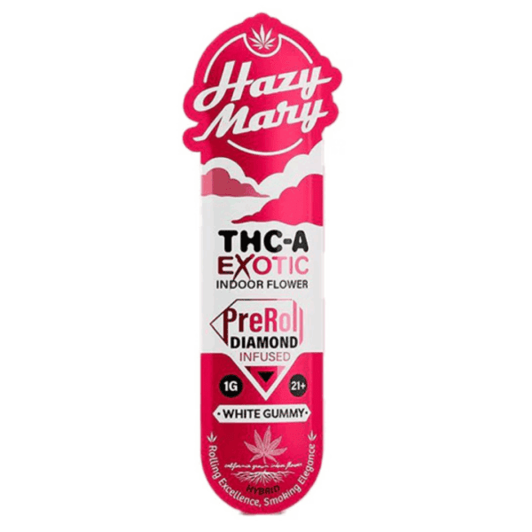 Hazy Mary Exotic Indoor Diamond Infused PreRolls