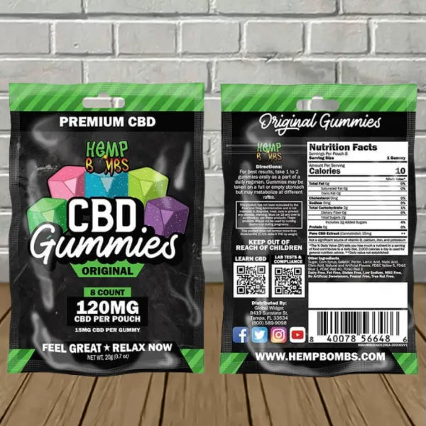 Hemp Bombs CBD Gummies 120mg Best Price