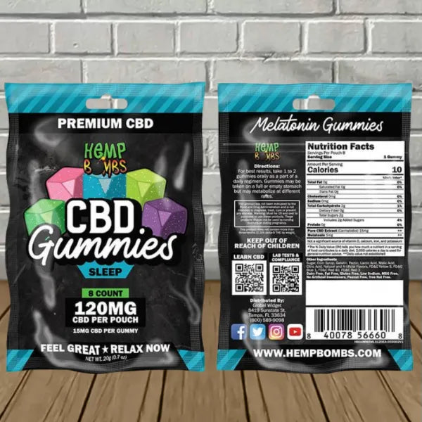 Hemp Bombs CBD Sleep Gummies 120mg Best Price