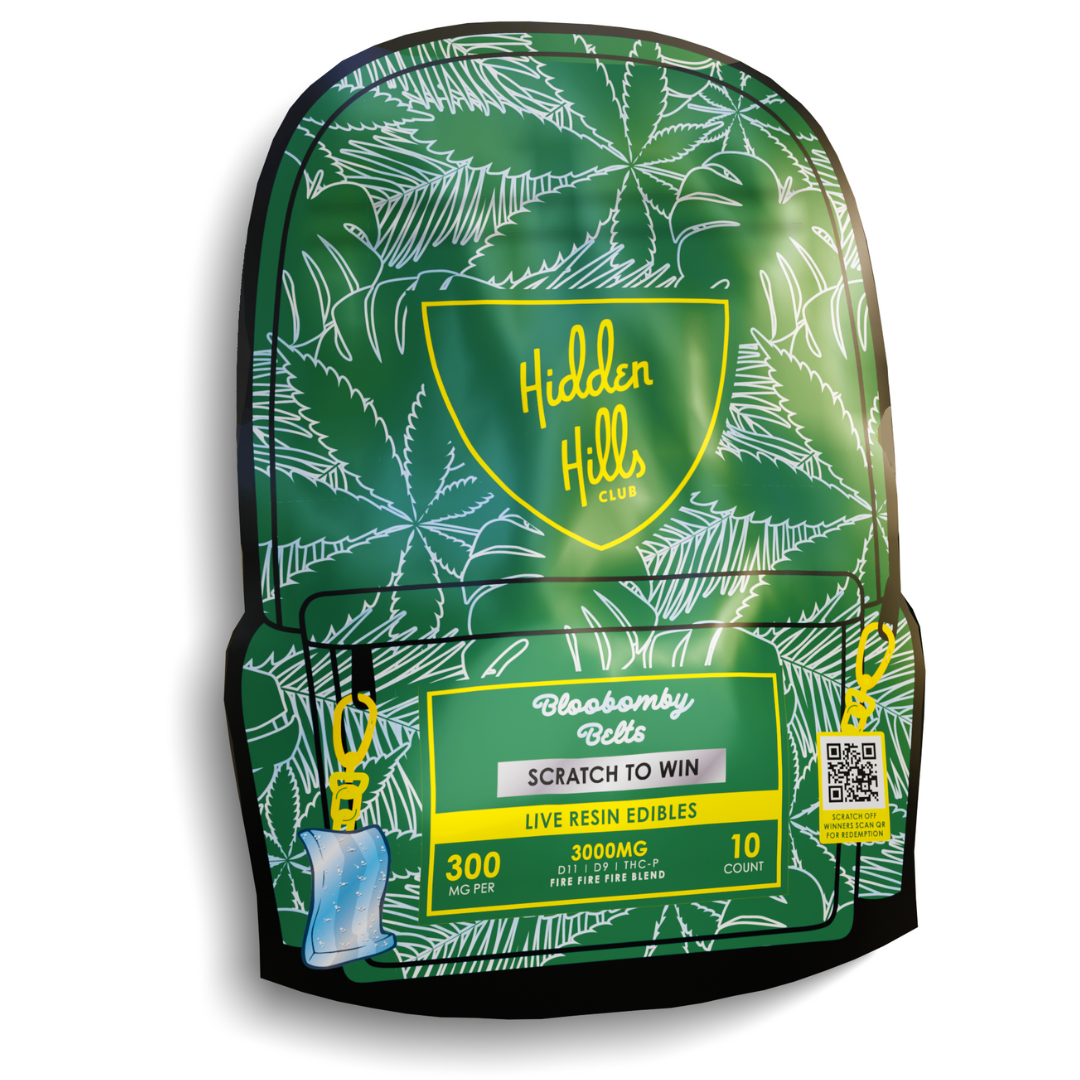 Hidden Hills Live Resin Belts 3000mg Best Price