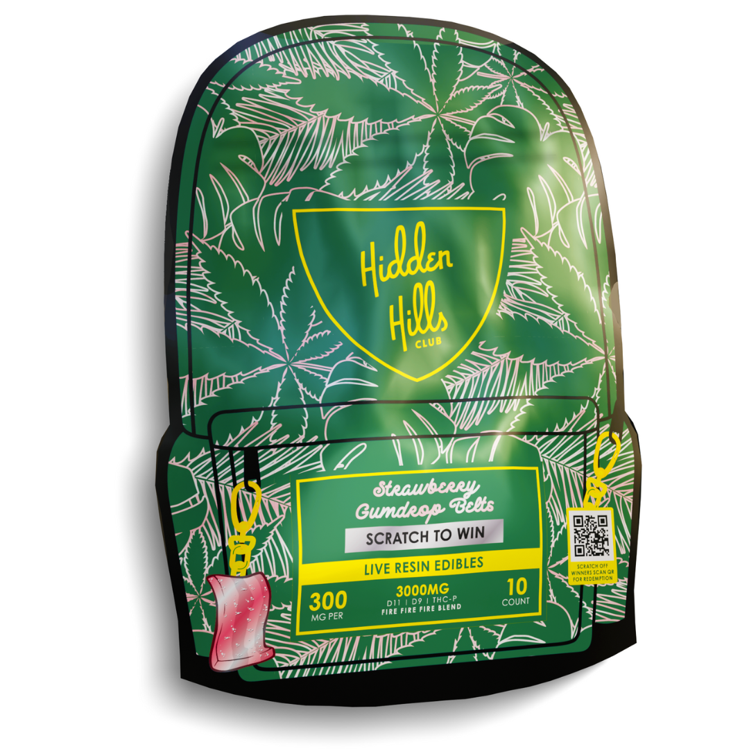 Hidden Hills Live Resin Belts 3000mg Best Price