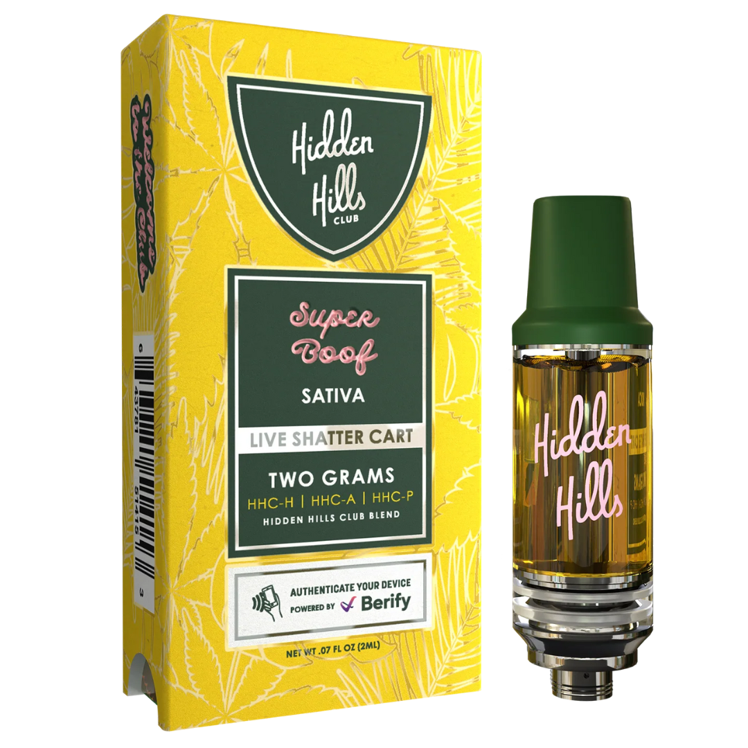 Hidden Hills Live Shatter Cartridge 2G Best Price