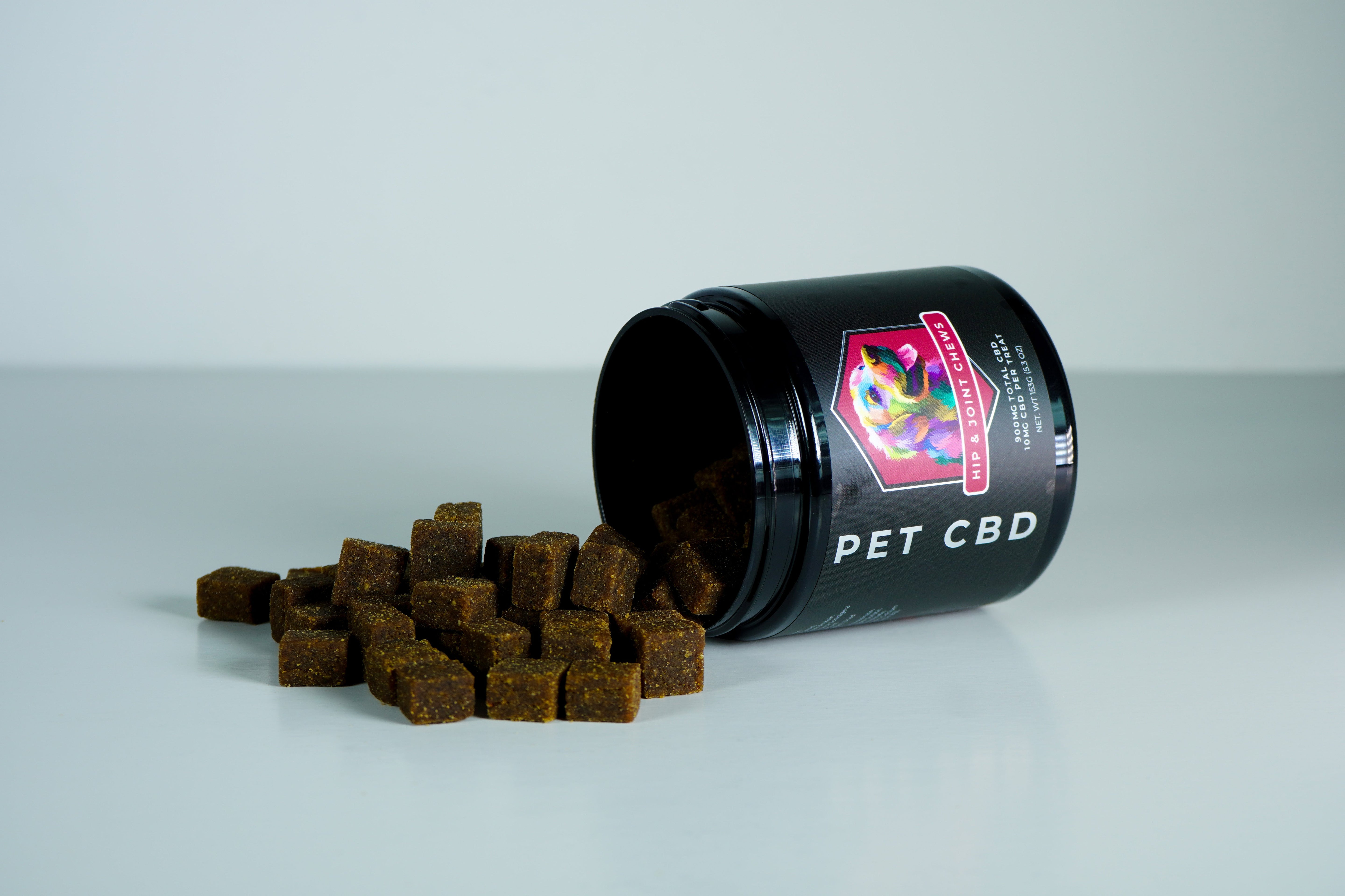 Hip and Joint Chews CBD Dog Treats 900 MG (Bacon Flavored)