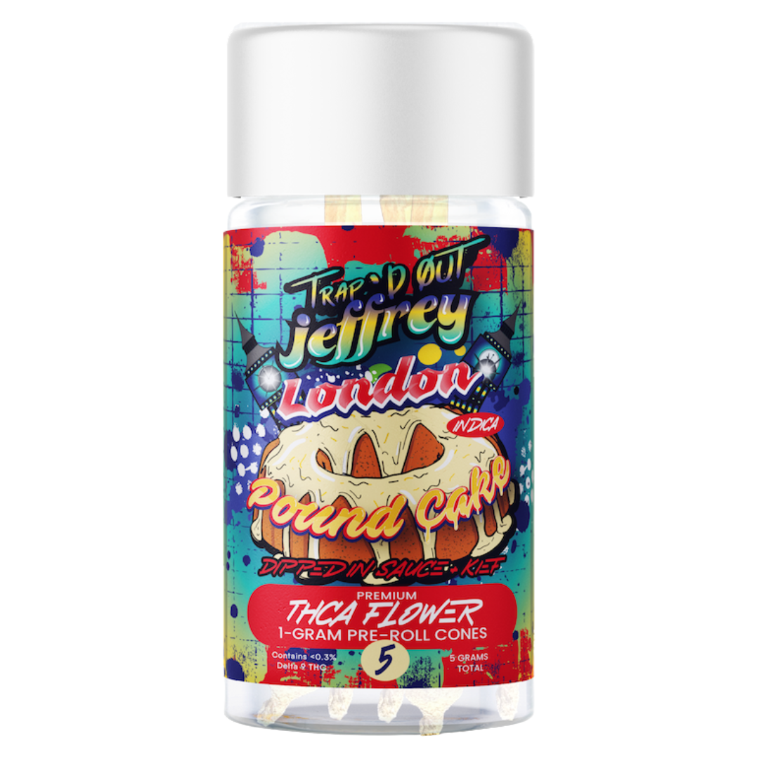 HiXotic Trap’d Out Jeffrey Premium Pre-Rolls 5G