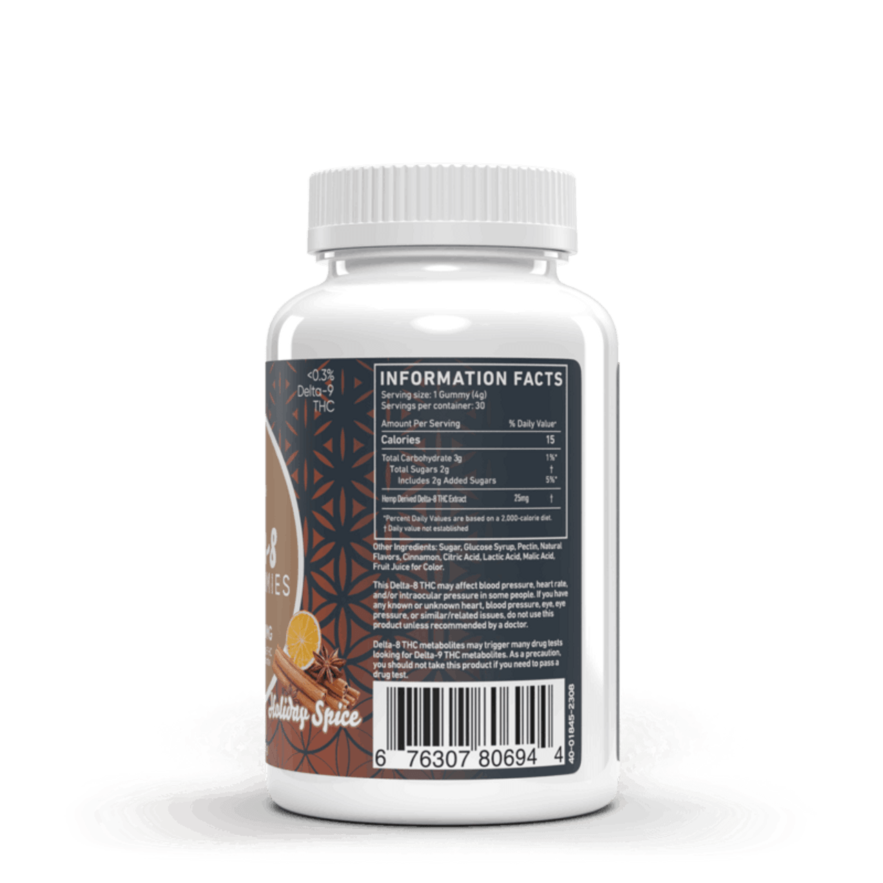 Holiday Spice Delta 8 Gummies 30ct 750mg Best Price