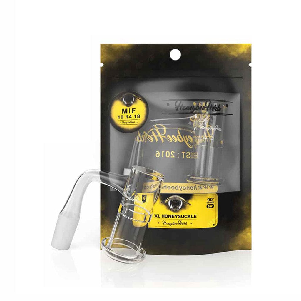 Honeysuckle XL 90° Quartz Banger - Black Line