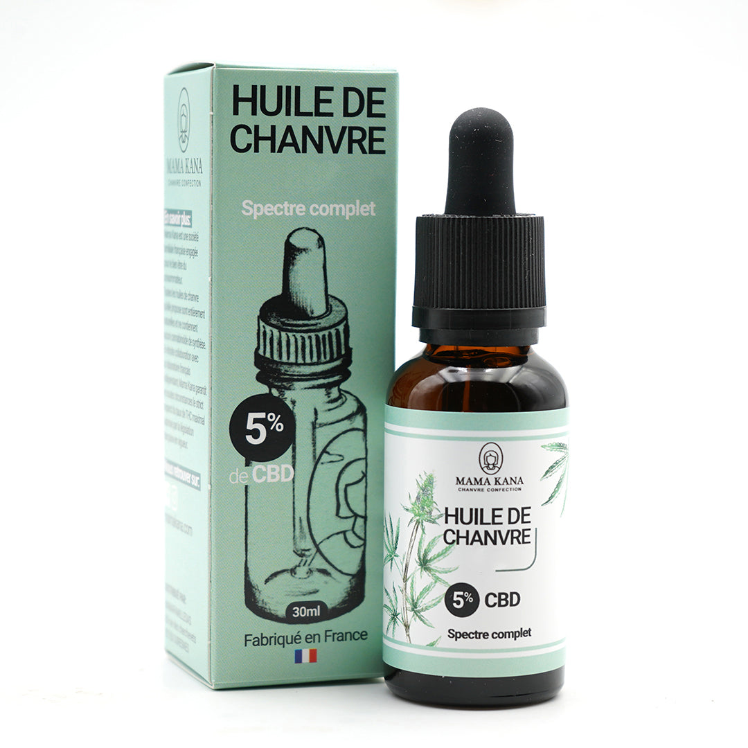 MAMA KANA CBD Huile 5% de CBD Full Spectrum 🇫🇷