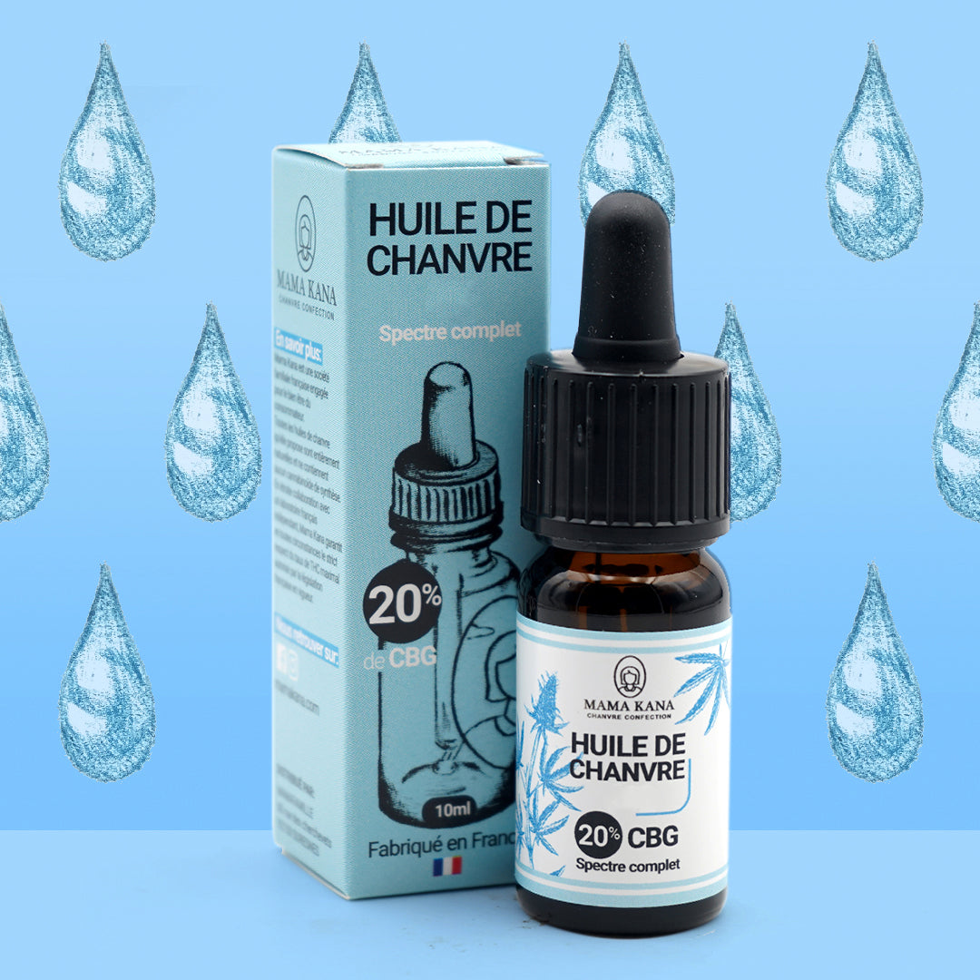 MAMA KANA CBD Huile de Chanvre CBG 20% + CBD 5% 🇫🇷