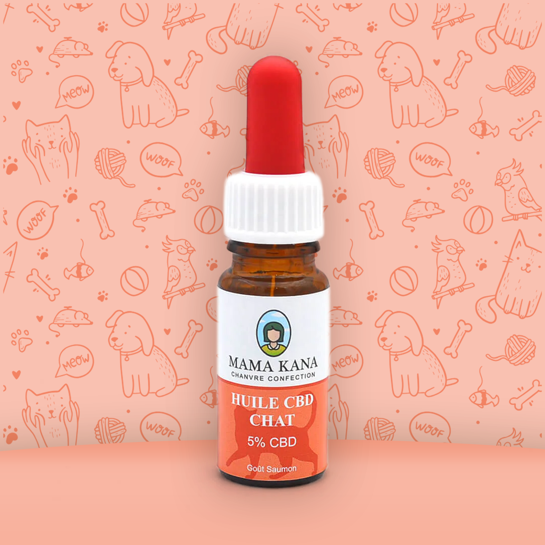 MAMA KANA CBD Huile 5% de CBD pour Chat 🐱
