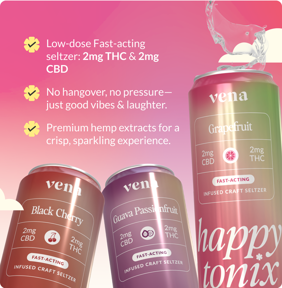 Vena CBD Happy Tonix | Original THC Drink