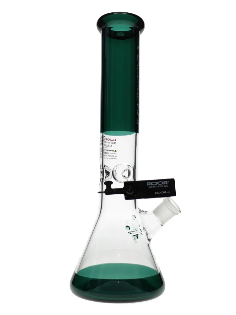 14″ ROOR Tech Jade 50x5mm Beaker Bong