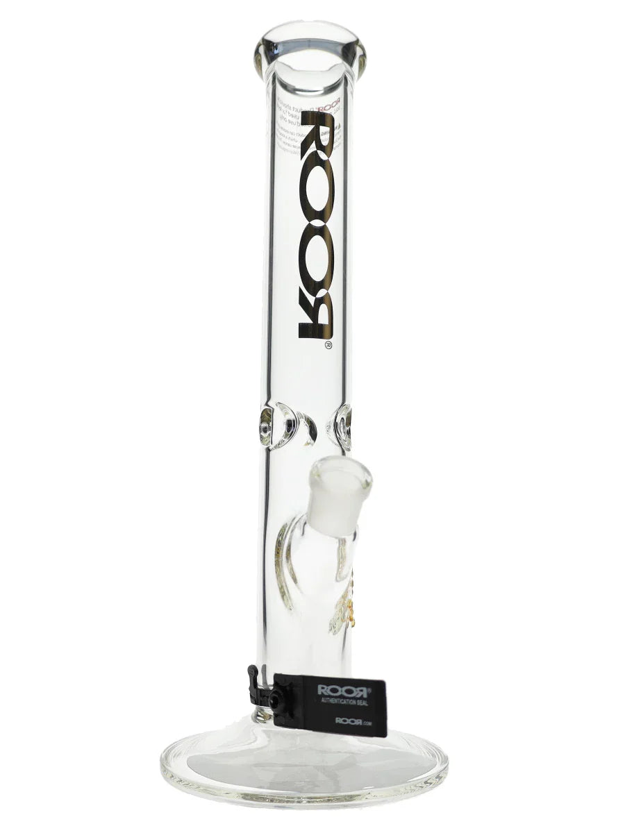 ROOR 14″ Gold Straight Tube 45x5mm Water Pipe