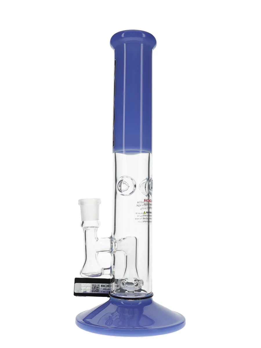 14″ ROOR Tech Fixed Straight Milky Blue Water Pipe