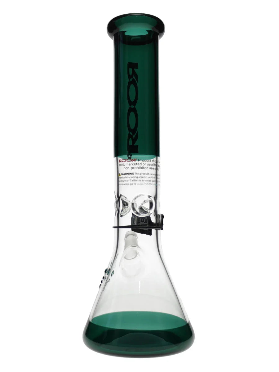 14″ ROOR Tech Jade 50x5mm Beaker Bong