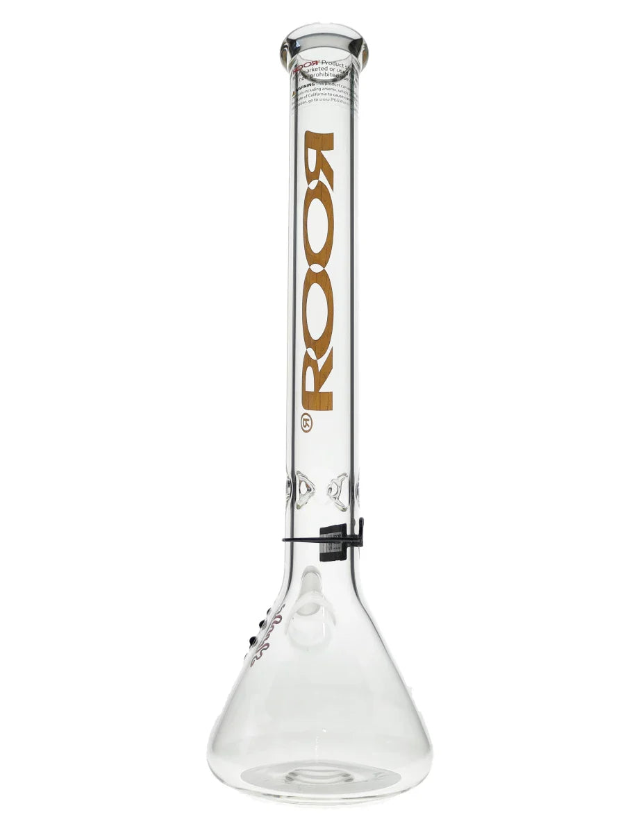 18″ ROOR Tech Orange Blue 45x5mm Beaker Bong