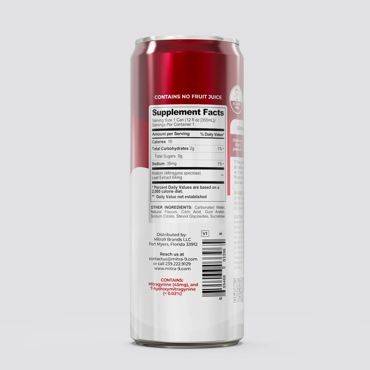 Mitra9 Black Cherry Kratom Seltzer