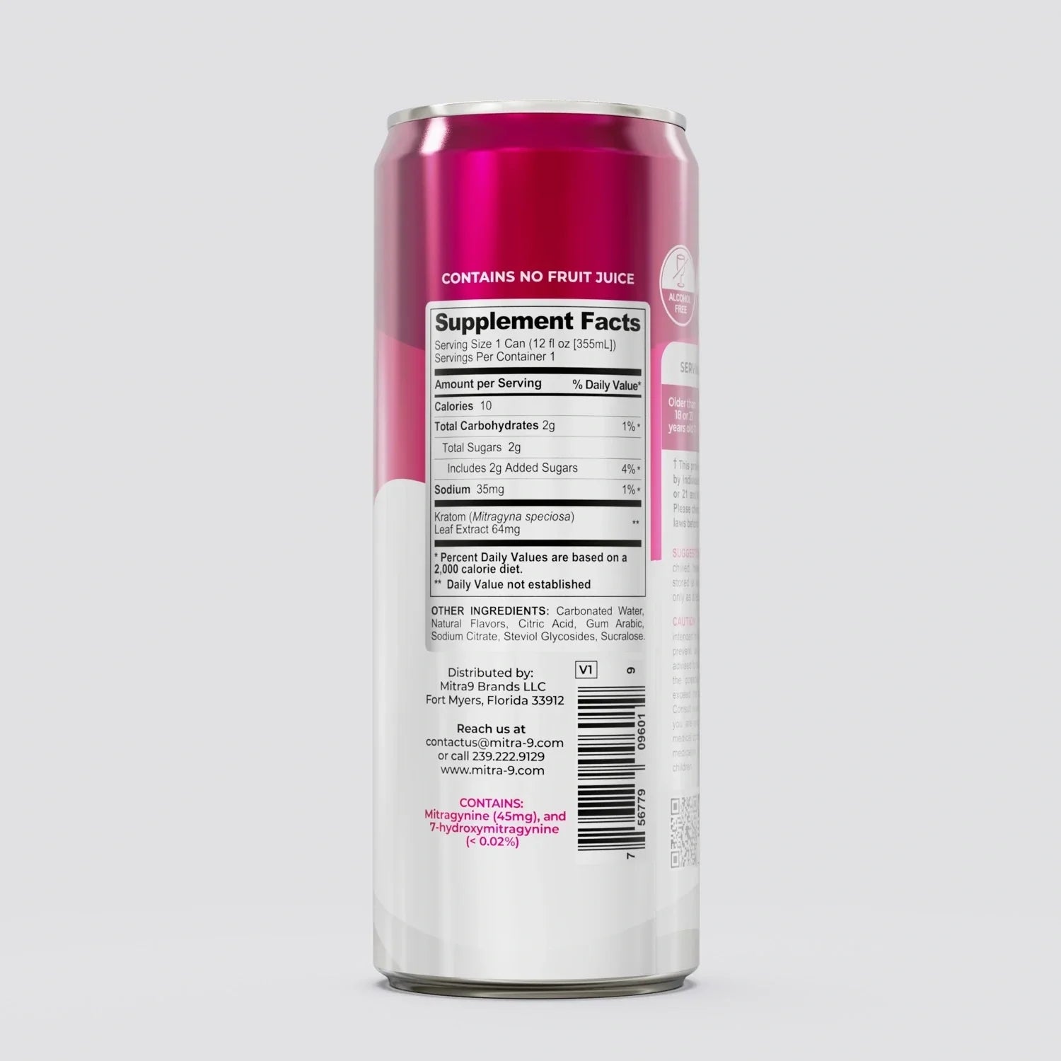 Mitra9 Dragon Fruit Kratom Seltzer