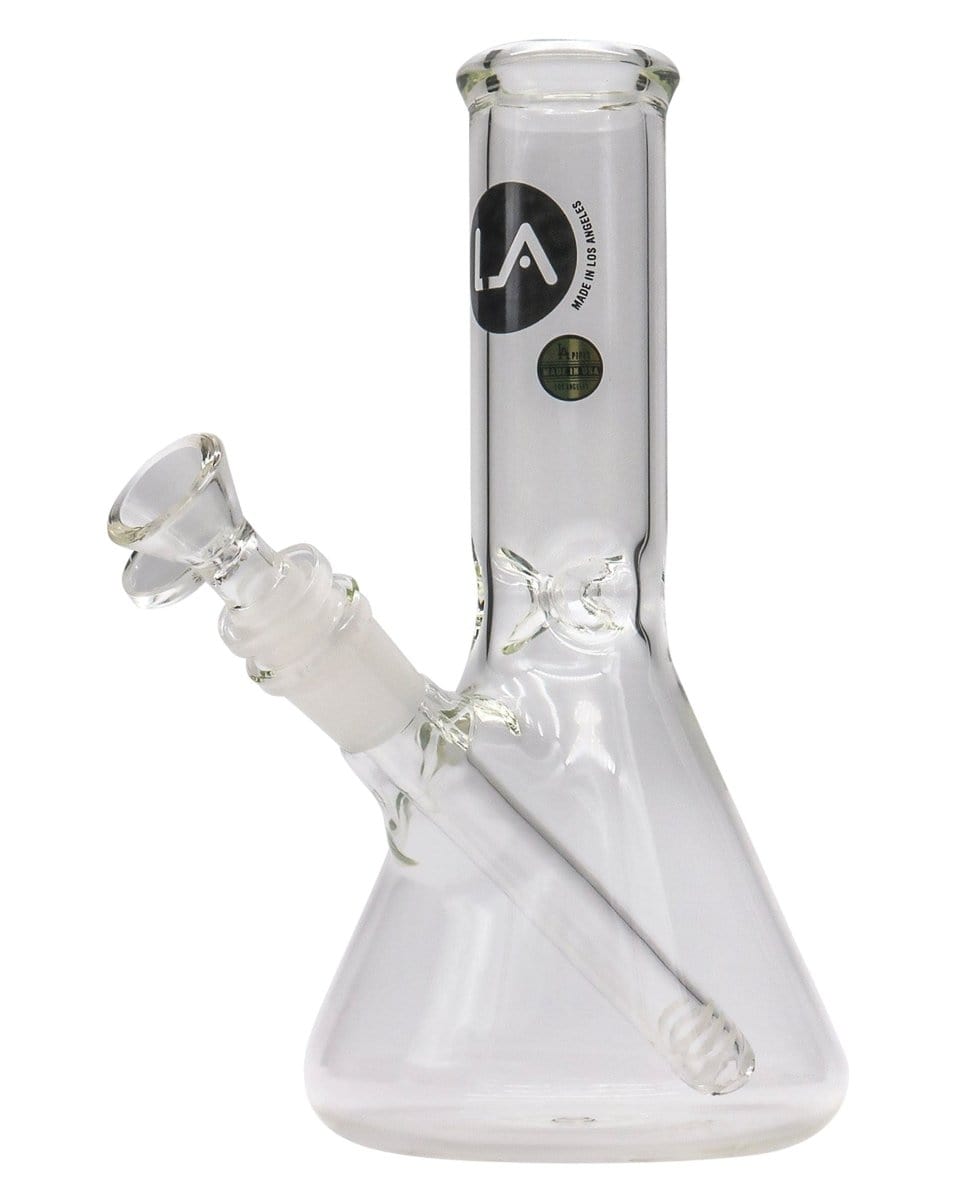 The LA Pipes 8" Thick Glass Beaker Waterpipe
