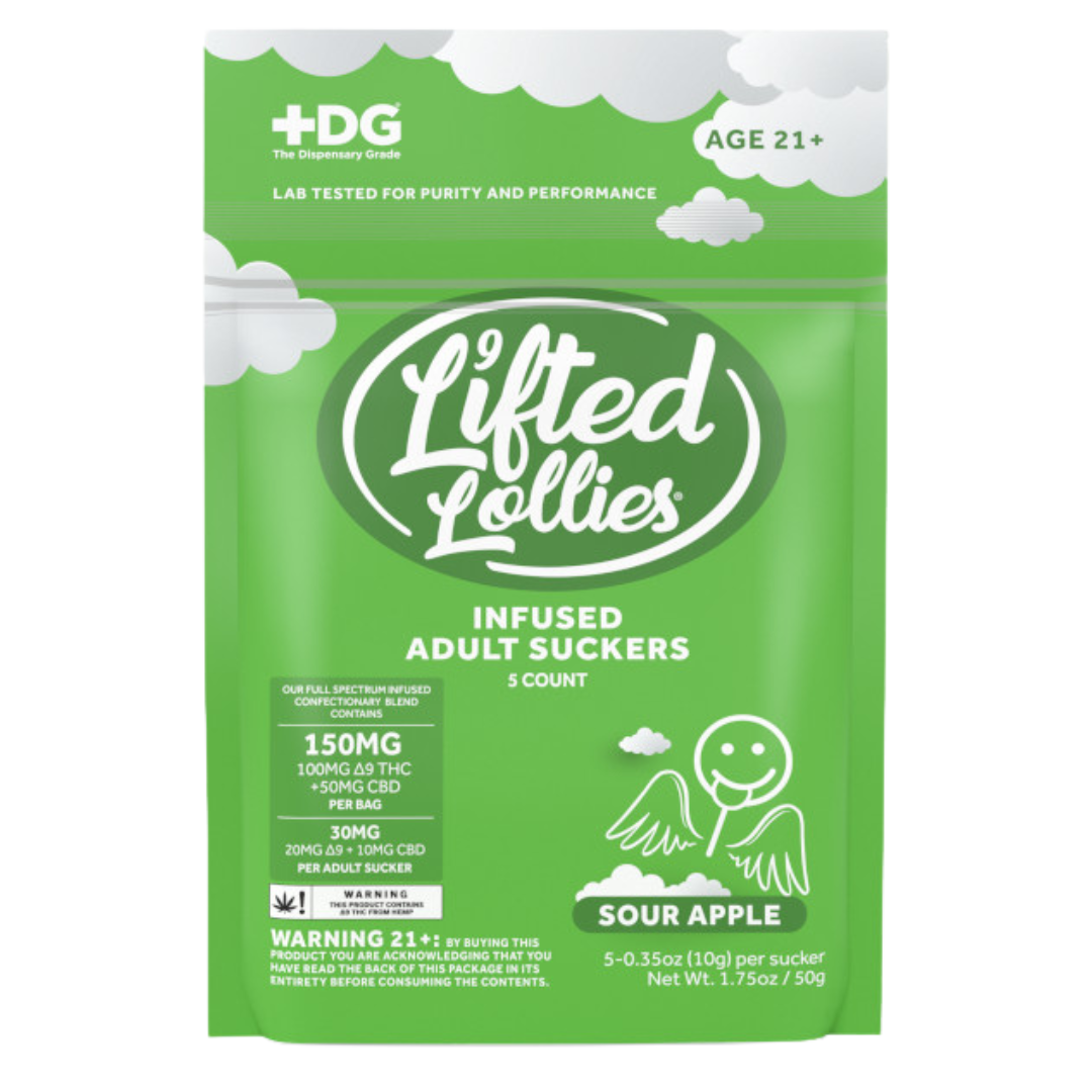 Lifted Lollies Infused Adult Suckers 150mg