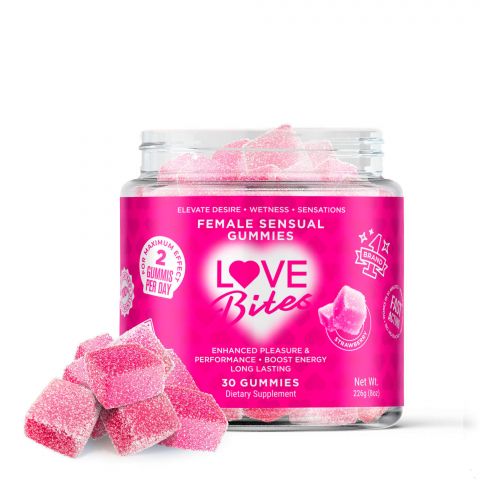 Love Bites Female Sensual Gummies in Jar Best Price
