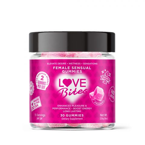 Love Bites Female Sensual Gummies in Jar Best Price