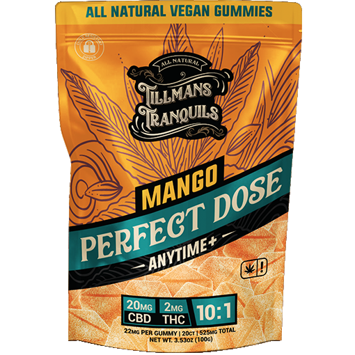 Tillmans Tranquils Mango 10:1 CBD:THC Gummies Best Price