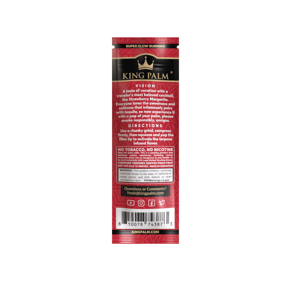 King Palm 2 Slim Rolls – Margarita Best Price