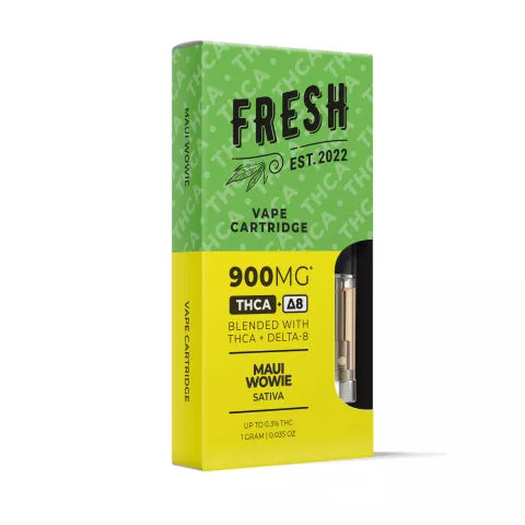 Maui Wowie Cartridge - THCA, D8 Blend - 900mg - Fresh Best Price