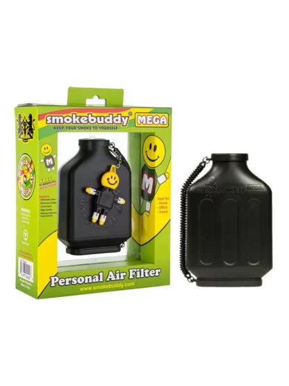 Black Smokebuddy MEGA Personal Air Filter Best Price