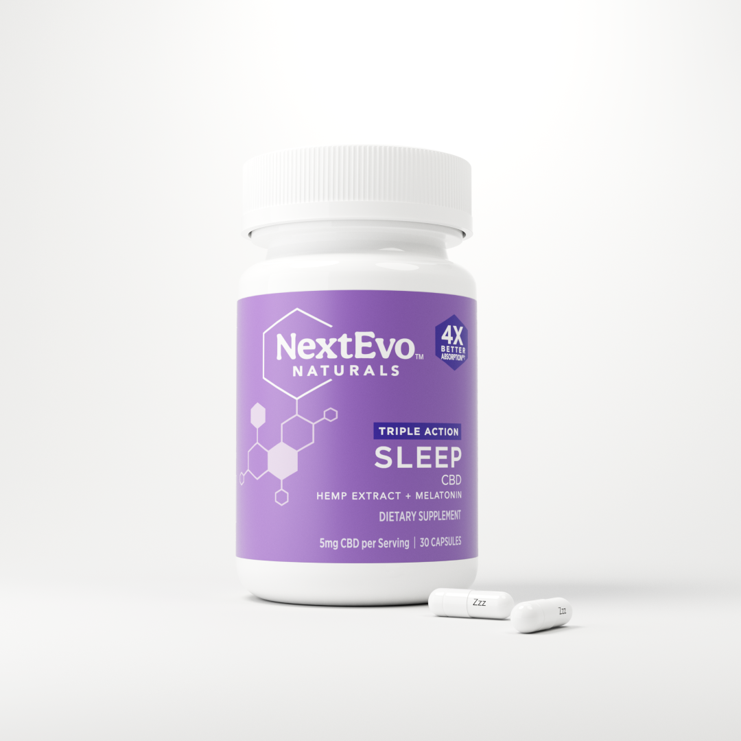 Triple Action CBD Sleep Capsules 90 ct