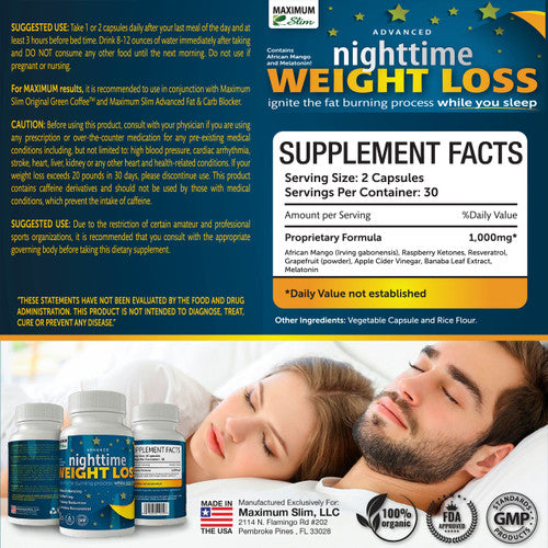 Maximum Slim NightTime Weight Loss Best Price