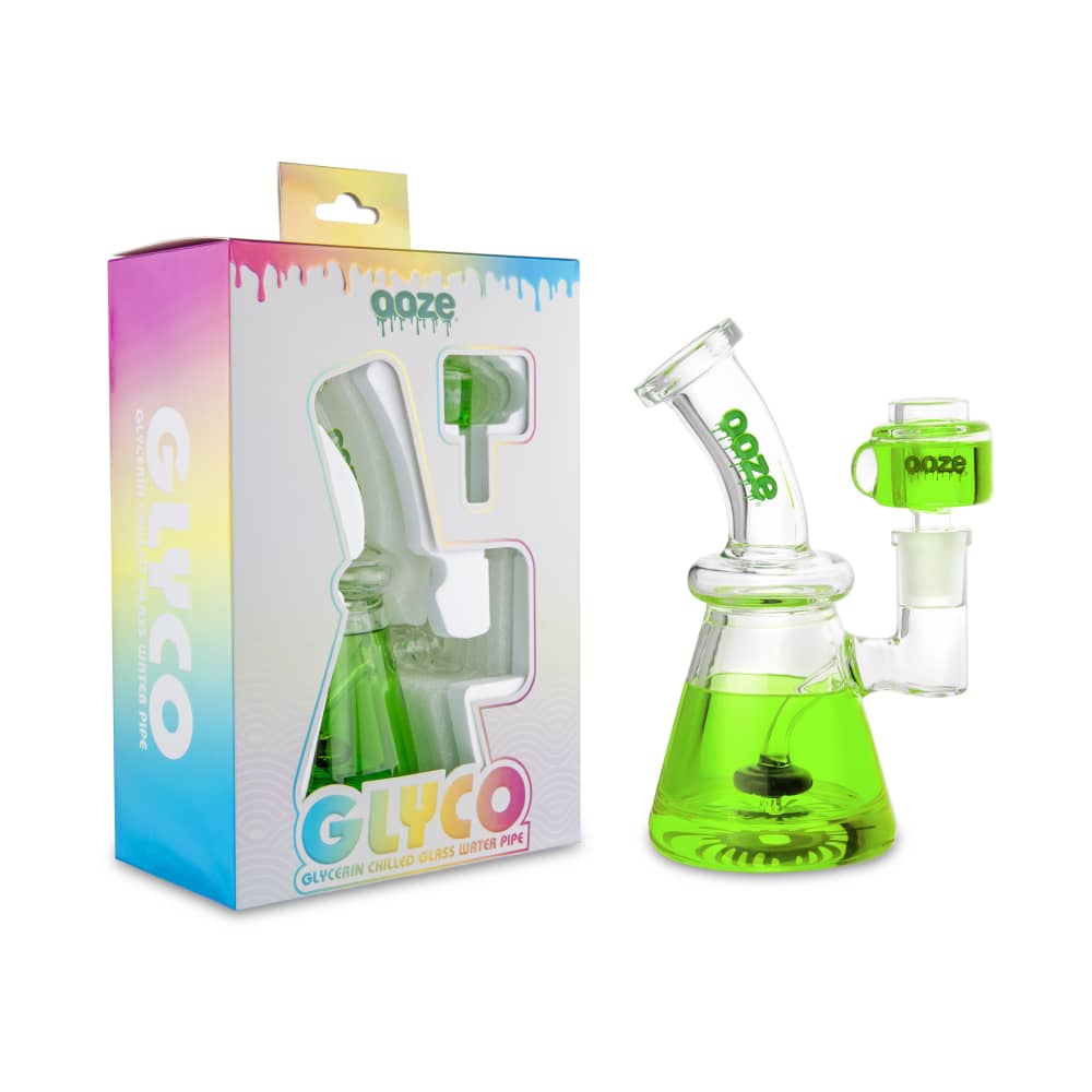 Ooze Glyco Bong Glycerin Chilled Glass Water Pipe