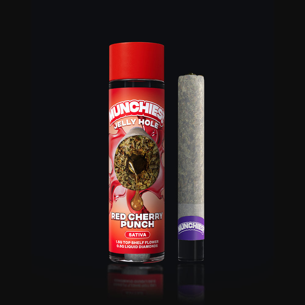 Delta Munchies 2g THCA Diamond Jelly Holes Red Cherry Punch Best Price