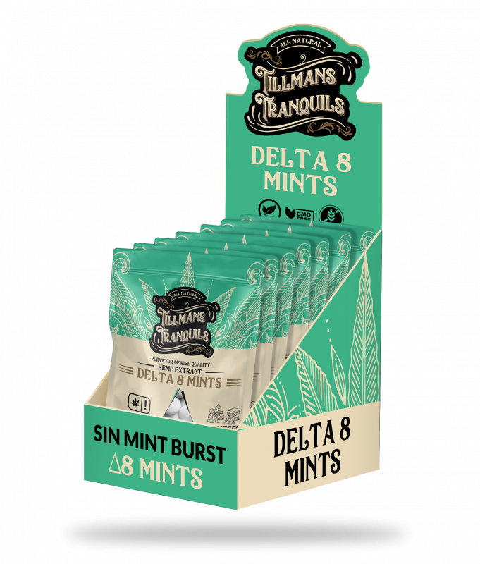 Tillmans Tranquils Sin Mint Burst Delta 8 THC Mints Best Price