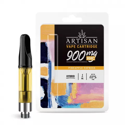 900mg HHC Vape Cart - Pineapple Express - Hybrid - 1ml - Artisan Best Price