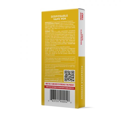 Pineapple Express Delta 8 THC Vape Pen - Disposable Chill Plus 900mg (1ml) Best Price