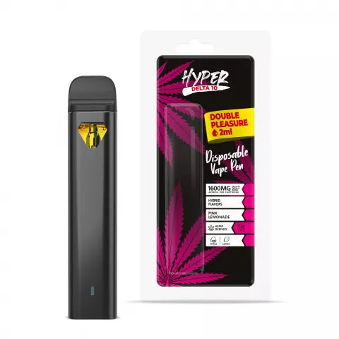 1600mg D10, D8 Vape Pen - Pink Lemonade - Hybrid - 2ml - Hyper Best Price