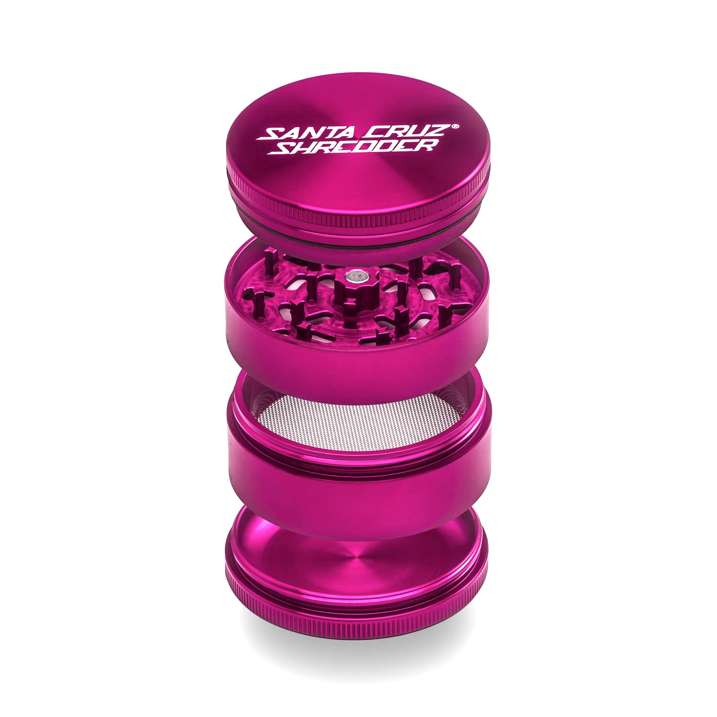 Santa Cruz Shredder Aluminum 4 Piece Large Herb Grinders