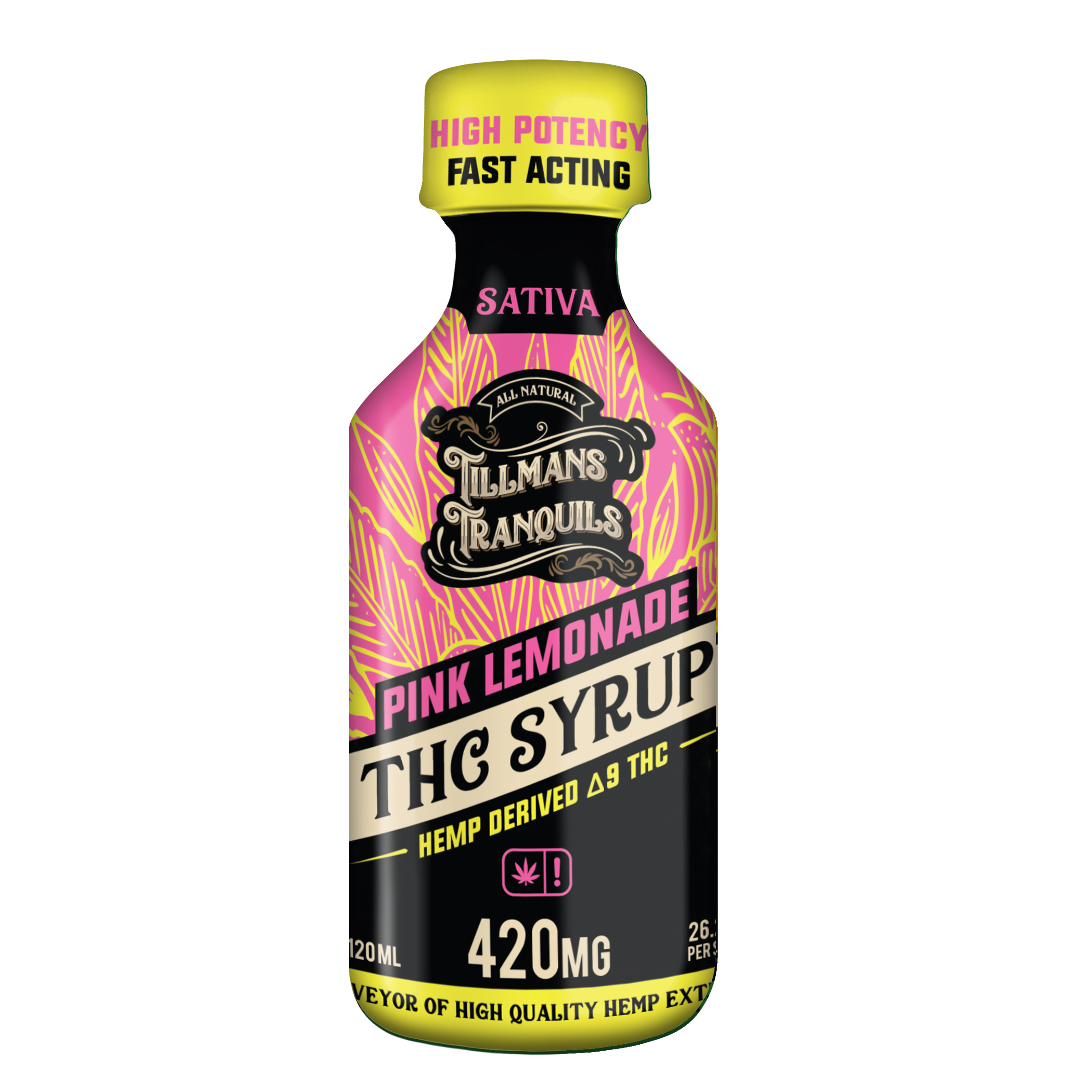 Tillmans Tranquils Pink Lemonade Delta 9 THC Syrup â€?420mg Best Price