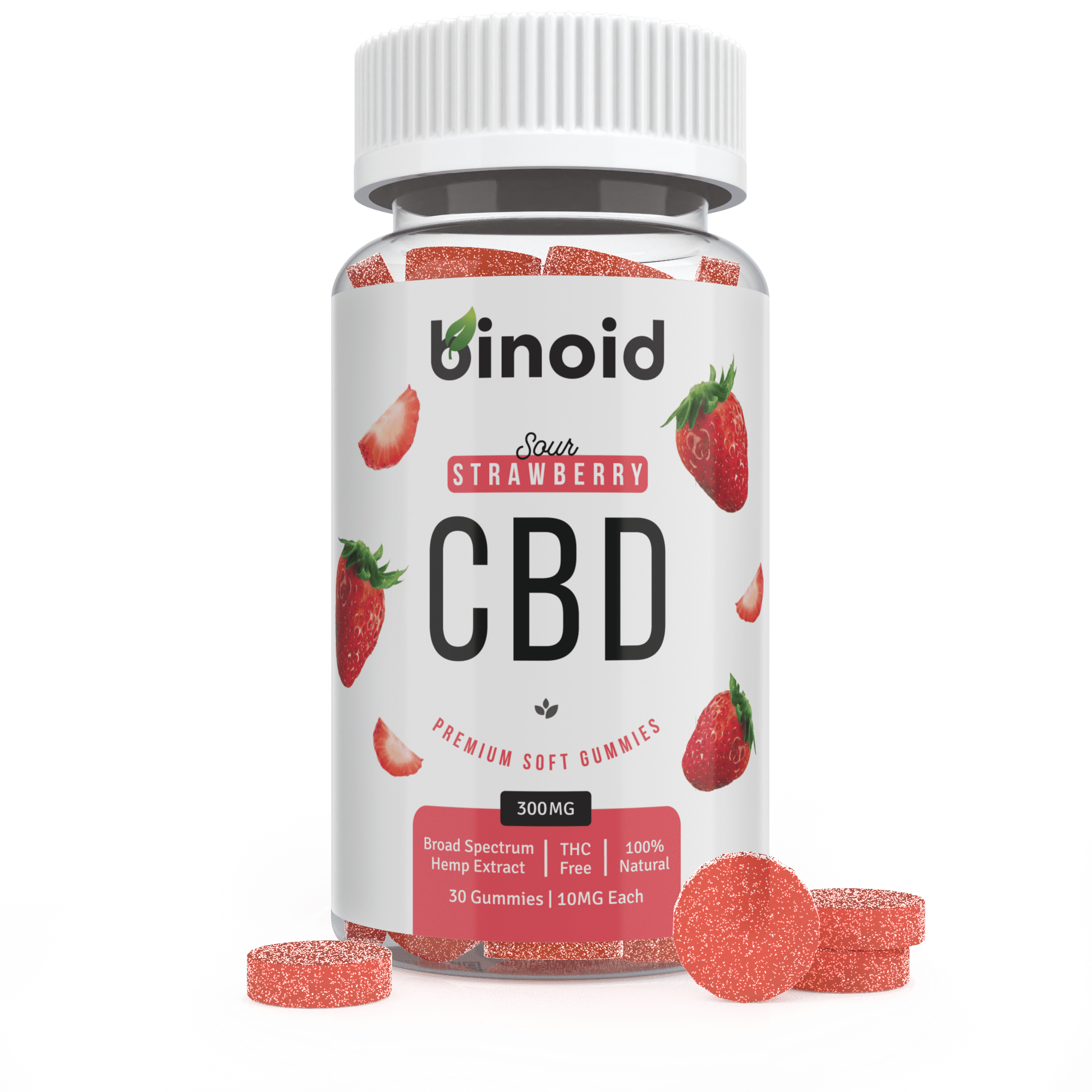 Binoid Gummies – Sour Strawberry Best Price