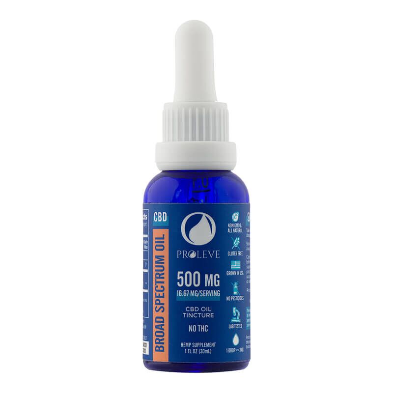 Broad Spectrum CBD Oil Tincture – Proleve